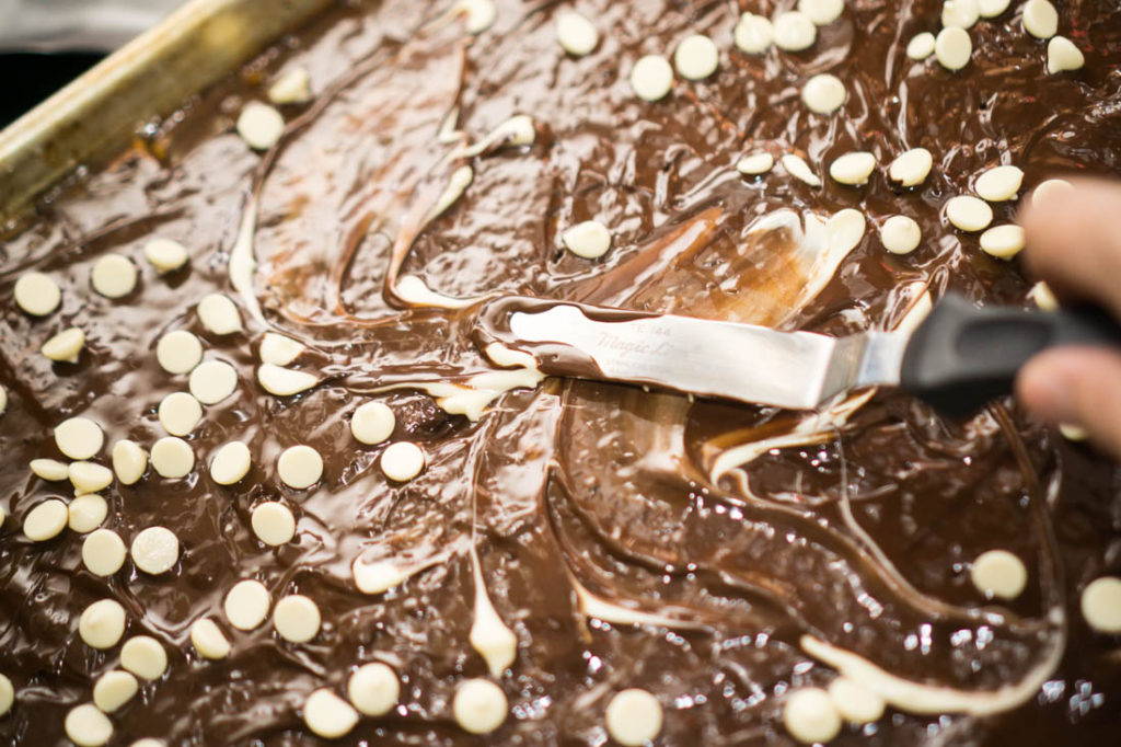 Gingerbread and Peppermint Cracker Toffee