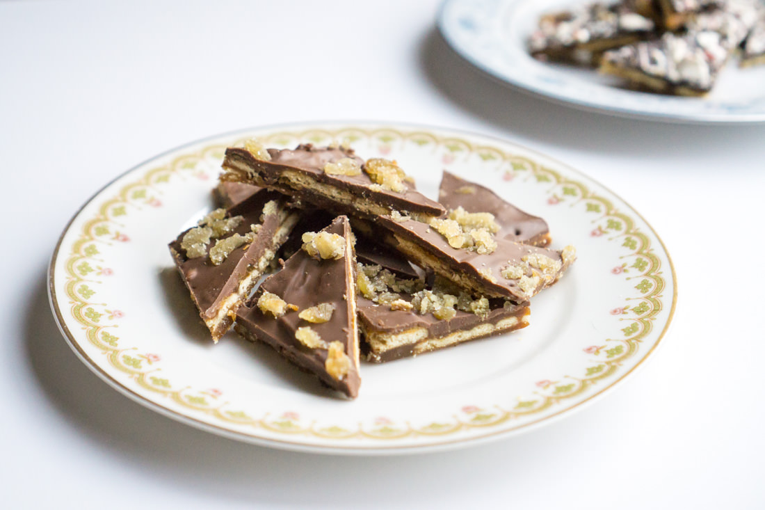 Gingerbread Cracker Toffee