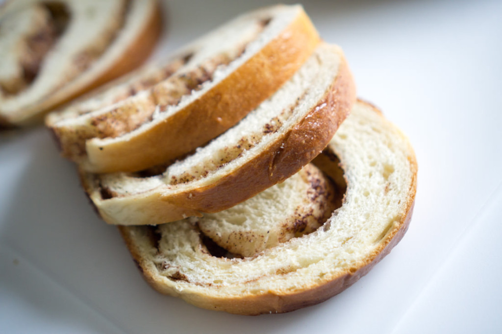Japanese Hokkaido Milk Bread with Cinnamon-Sugar Swirl
