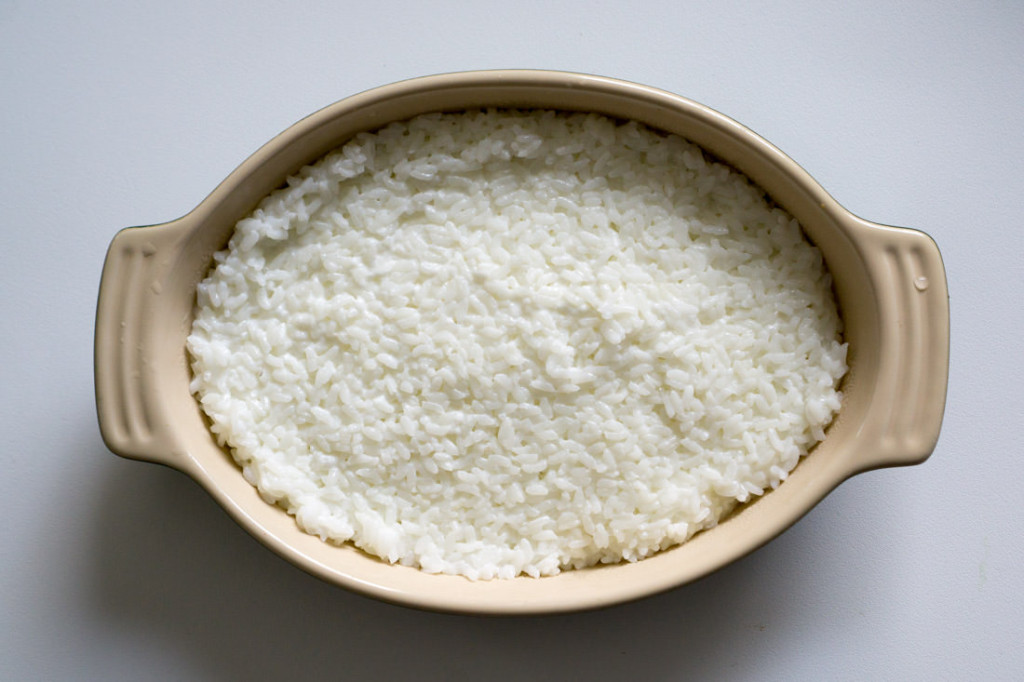 Kiribath, next morning: the rice absorbed a little more of the milk, but is still soft and creamy
