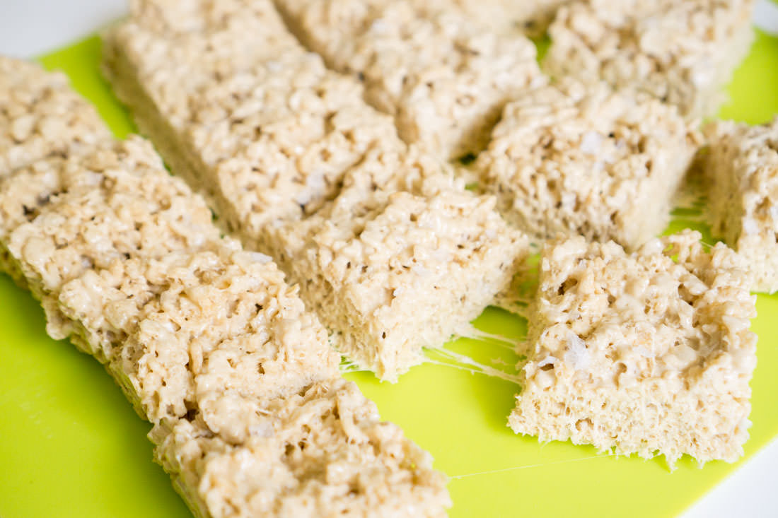 Salted Caramel Rice Krispy Treats