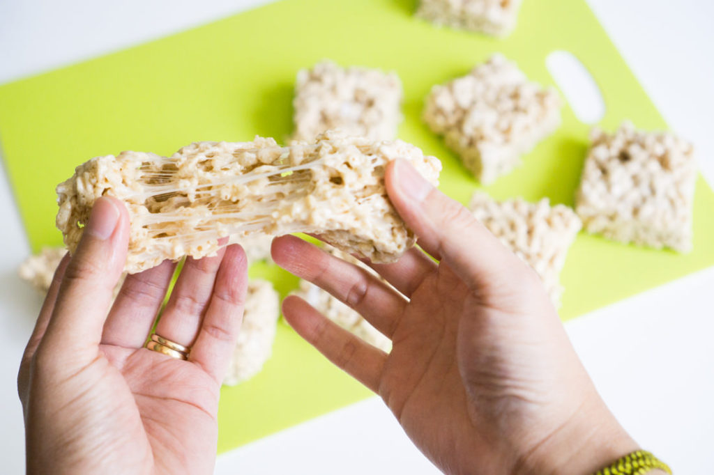 Salted Caramel Rice Krispy Treats