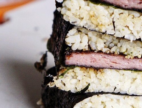 Spicy spam Musubi