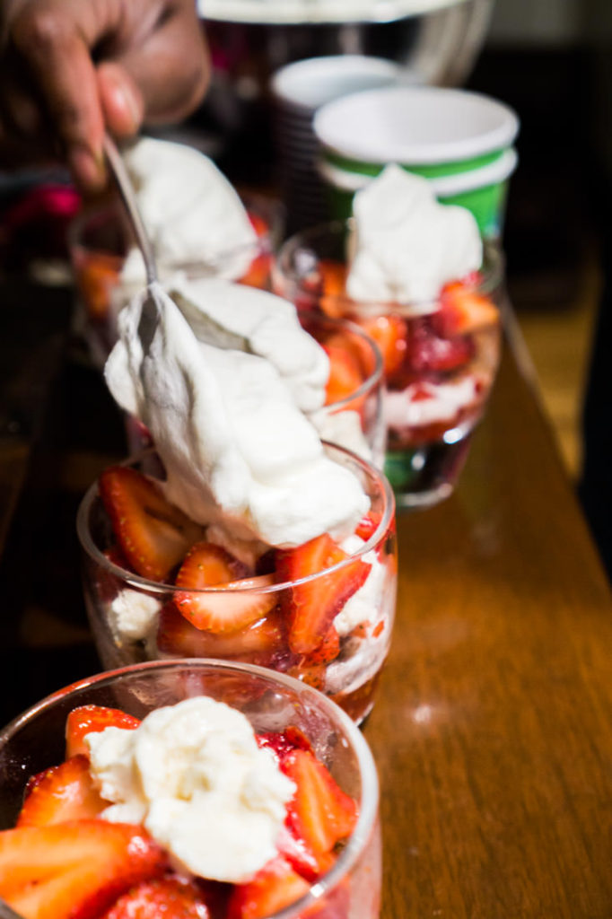 strawberry coppetta parfait