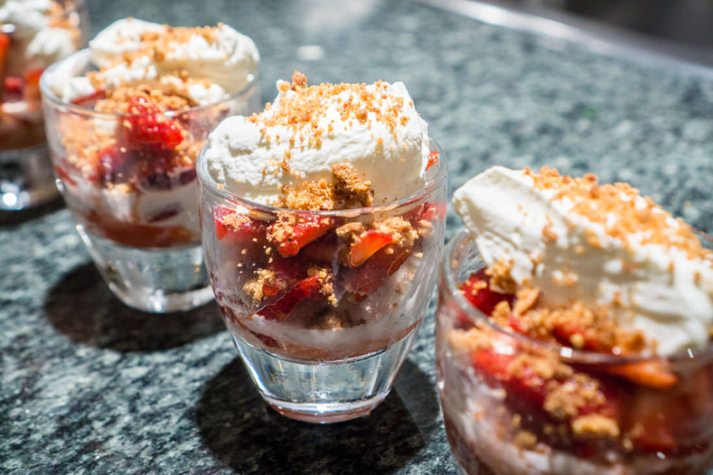 strawberry coppetta parfait