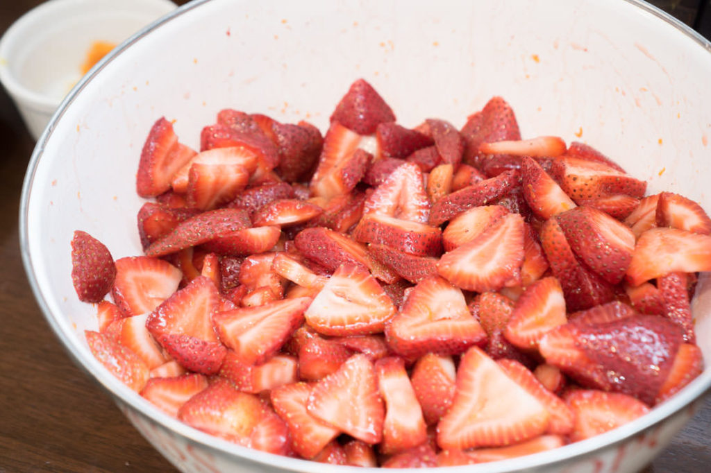 strawberry coppetta parfait