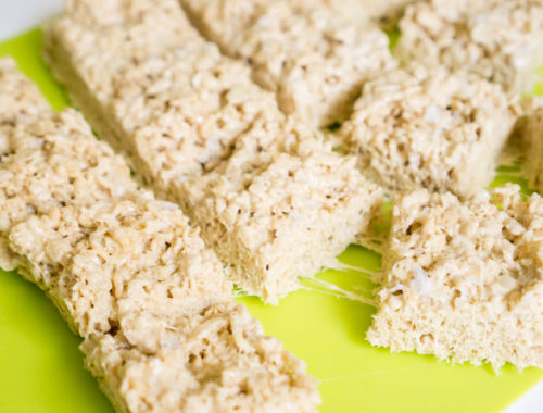 Salted Caramel Rice Krispy Treats