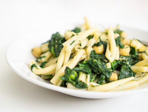 Spinach Chickpea Pasta